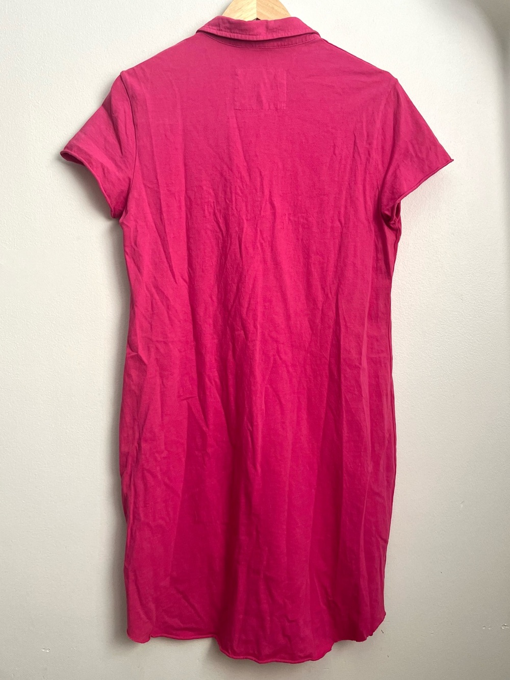 Frank & Eileen Lauren Polo Dress Heritage Jersey Hot Pink Magenta - Picture 3 of 9